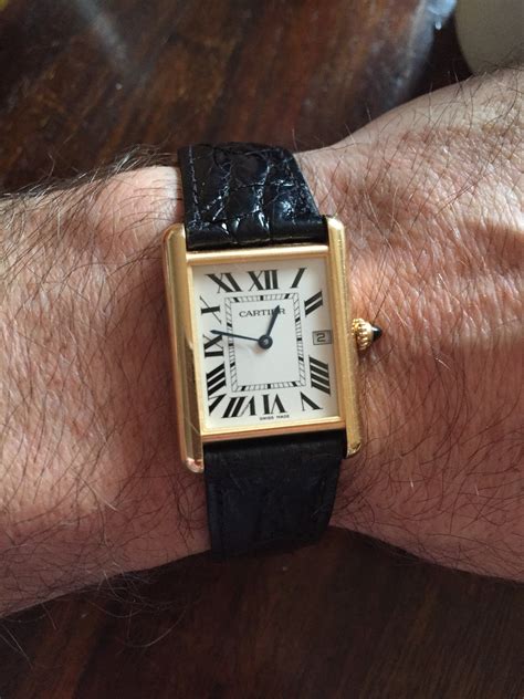 mens watches cartier|classic cartier watch men's.